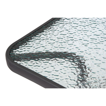 Zestaw ogrodowy stół 130x80x70cm  6 x krzesło parasol szary