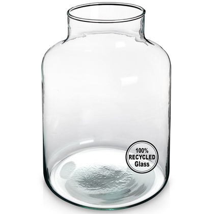 Wazon na kwiaty dekoracyjny szklany 20 cm