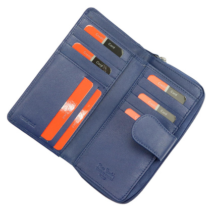 Portfel damski skórzany PIERRE CARDIN TILAK92 2202 Czerwony
