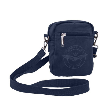 Torba na ramię AERONAUTICA MILITARE City Niebieska