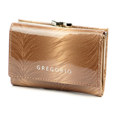 Portfel skórzany damski PELLUCCI FF-117 Złoty