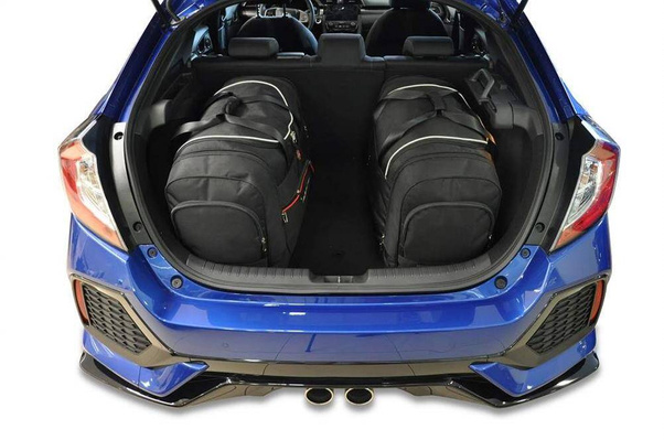 HONDA CIVIC HATCHBACK 2017+ TORBY DO BAGAŻNIKA 4 SZT KJUST