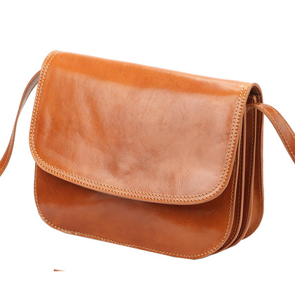 Torebka damska- listonoszka, skóra naturalna 