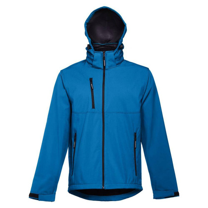 THC ZAGREB. Męska kurtka softshell z poliestru i elastanu