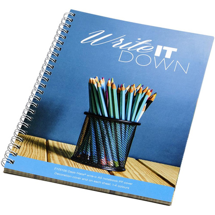 Notatnik Desk-Mate® w formacie A5 z przedziałką