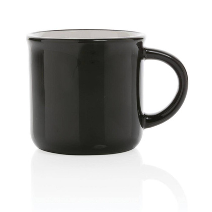 Kubek ceramiczny 280 ml UPOMINKARNIA Czarny