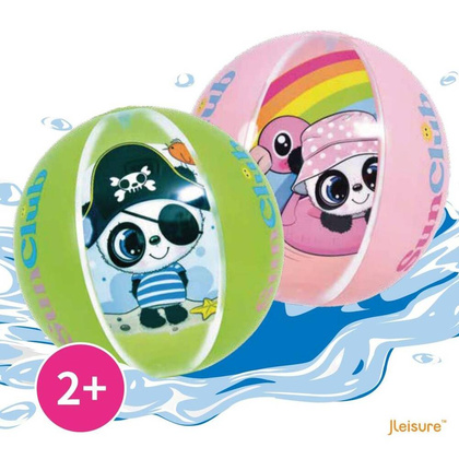 PIŁKA PLAŻOWA DMUCHANA PANDA 40CM 53014 ZIELONY