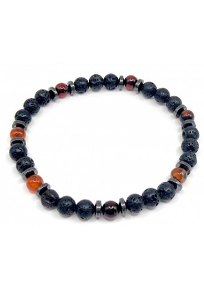 Bransoletka Agat pomarańczowy