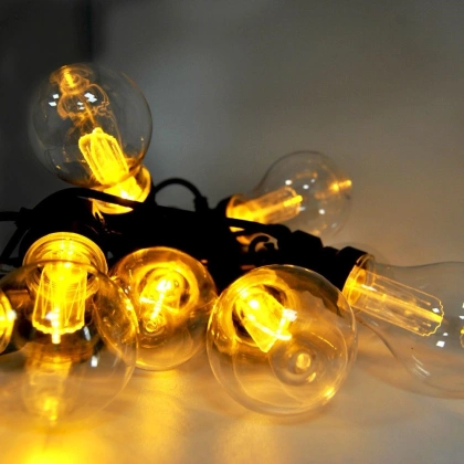 Lampki ogrodowe girlanda do pomieszczeń led 10 żarówek 7,5 m