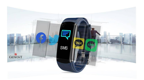 Smartband Giewont GW200-6 + Dodatkowy pasek granatowy