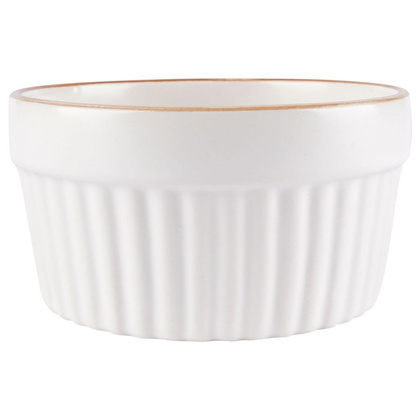 Miseczki do zapiekania porcelanowe białe 2 szt. 170 ml