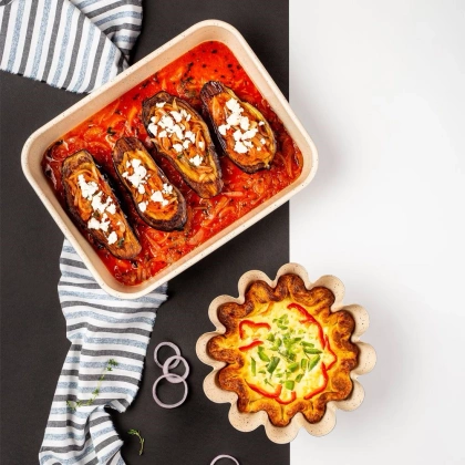 Brytfanna brytfanka blacha granitowa 4,7 l 34x26x6,5 cm TERRESTRIAL