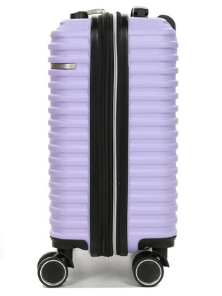 LYS Paris Akra Mała twarda fioletowa walizka kabinowa na kółkach 55 cm