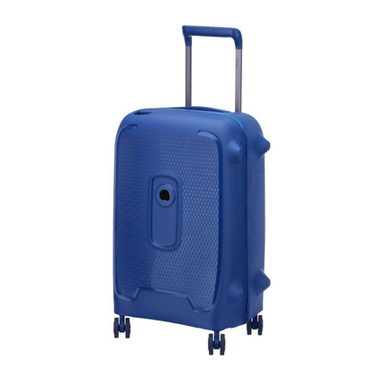 Delsey Moncey Mała twarda granatowa walizka kabinowa na kółkach 55 cm