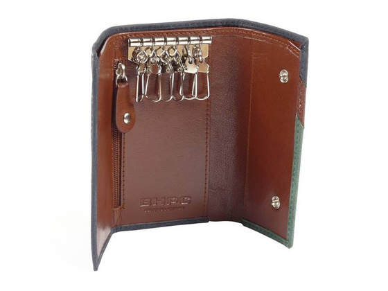 BH-375 SPORT Etui na klucze skórzane Granatowe