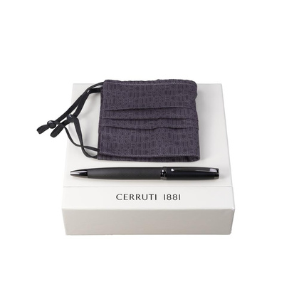 Zestaw upominkowy Cerruti 1881 długopis i maseczka ochronna - NFF134J + NSY1454D
