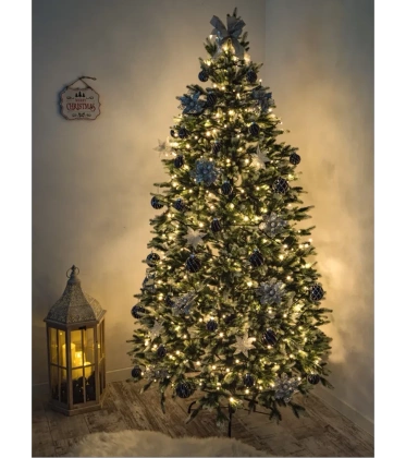 Choinka sztuczna PE07 150 cm napruszana z metalowym stojakiem