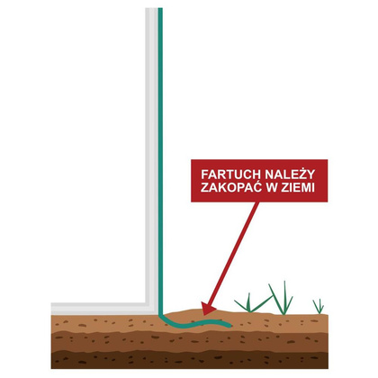 Szklarnia ogrodowa do pomidorów i ogórków 198x78x200-180cm PE