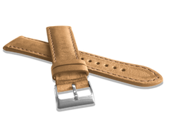 LAVVU Naturalnie barwiony beżowy pasek NATURE ze skóry Top Grain - 20