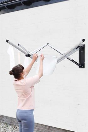 Suszarka ścienna Wallfix 24m szara 375842