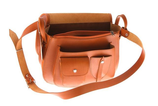 Listonoszka duża torebka KEMER VOOC Vintage P27 Naturalna