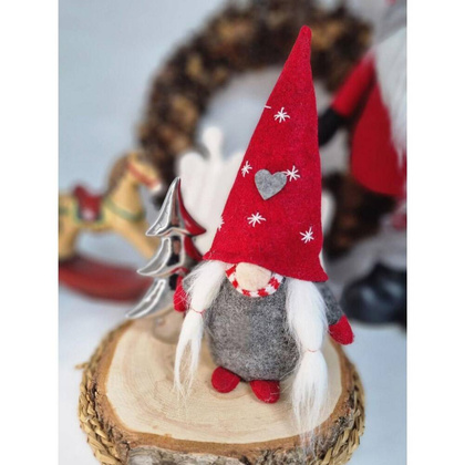 Skrzat krasnal świąteczny gnom 30 cm