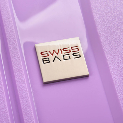 Walizka Kabinowa SwissBags Tourist 55cm Fioletowa
