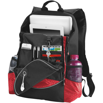 Plecak na laptop Benton 15" Czarny / Czerwony