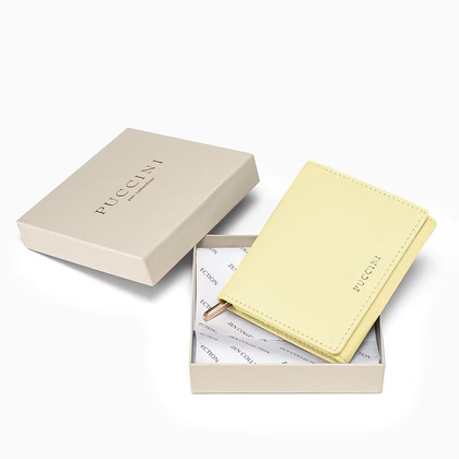 Portfel damski skórzany PUCCINI ZEN ZN9187 6 Żółty