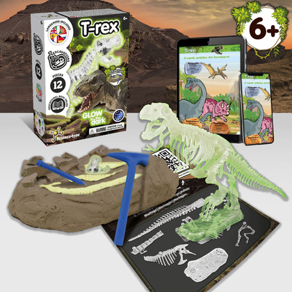 Fossil Excavation Kit III. Gra edukacyjna dostarczana z papierową torebką prezentową