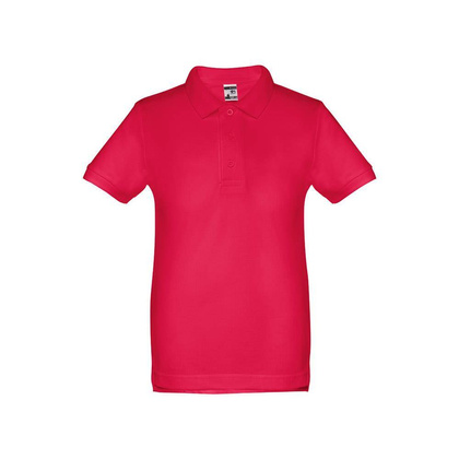 THC ADAM KIDS. Bawełniana koszulka polo z krótkim rękawem dla dzieci (unisex)