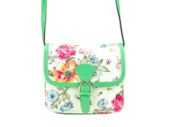 Torebka damska skórzana KEMER 112 FL Granatowy