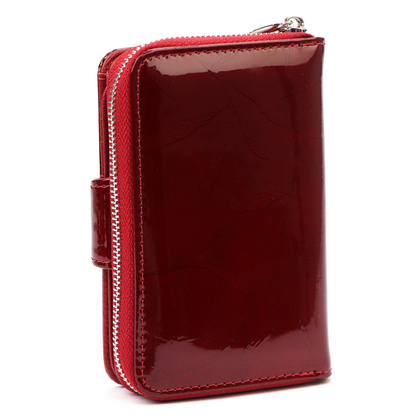 Nieduży skórzany portfel damski Pierre Cardin