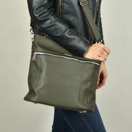 T-10 Torebka dzbanuszek-military green KEMER