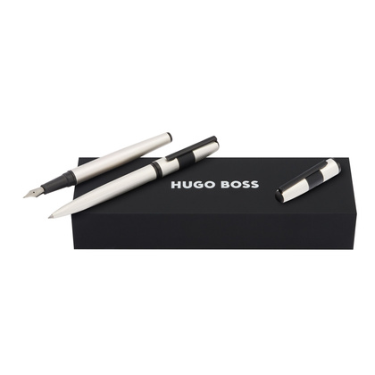 Zestaw upominkowy Hugo Boss pióro wieczne i długopis HSQ4832F + HSQ4834F