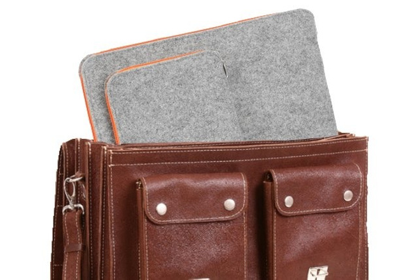 PROMO SET Torba TC12 Brązowa + Etui na laptop EPD1 Grafitowe