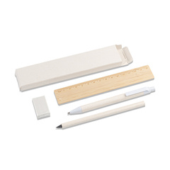 Zestaw szkolno-biurowy Latte, biały