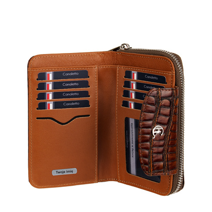 Personalizowany damski portfel skórzany Canaletto PD1445s299 RFIDPS