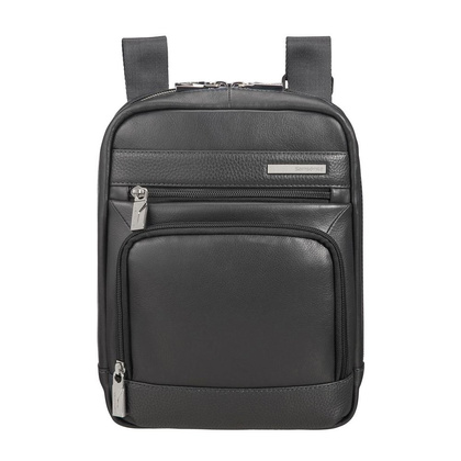 Torba na ramię skórzana SAMSONITE HIP-SUNSTONE 117456 Czarna
