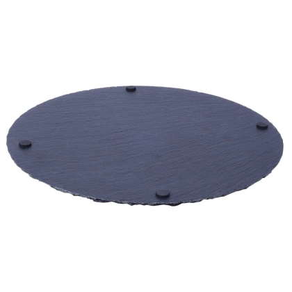 Deska taca kamienna podstawka łupek 30 cm talerz kamienny