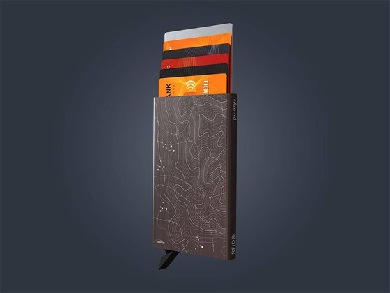 Etui na karty kredytowe RFID ZEN "TOPO-GRAPHIC" 1922