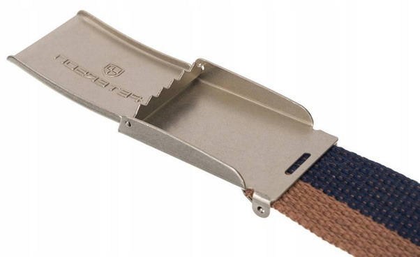 Dwukolorowy pasek parciany