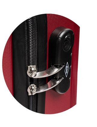 Mała walizka podróżna 663 XM Szary