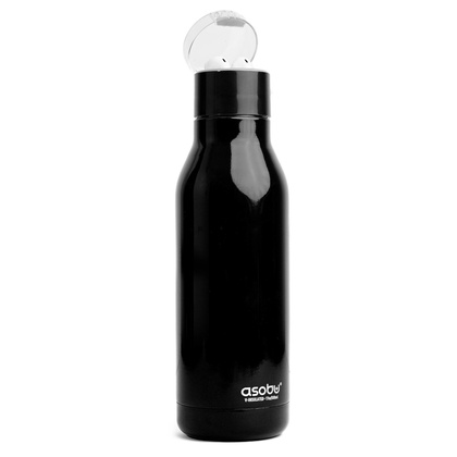 ASOBU Butelka termiczna H2 AUDIO BLACK, 600ml