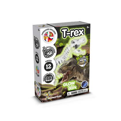 Fossil Excavation Kit IV. Gra edukacyjna dostarczany z torebką prezentową z włókniny
