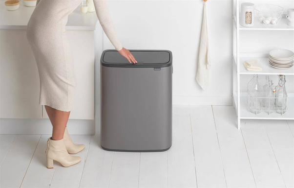 Kosz na śmieci Touch Bin Bo 60l platyna 223068