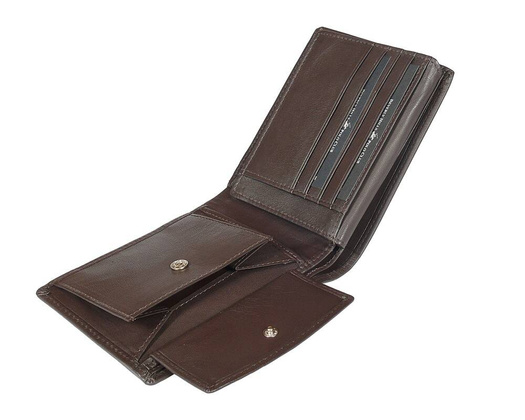 Portfel męski skórzany BH-253 New York Brązowy