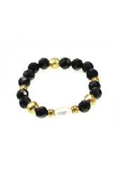 Pierścionek Turmalin Perła 925