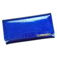 Portfel damski skórzany PELLUCCI  BC-100 Niebieski
