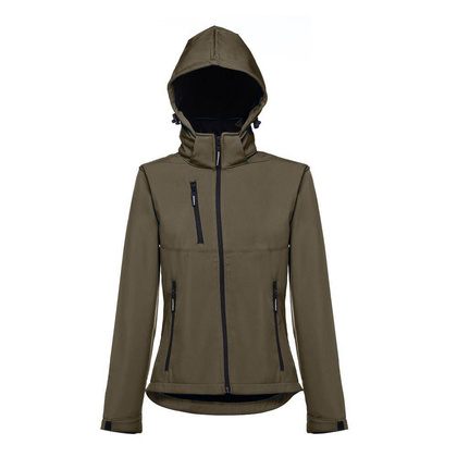 THC ZAGREB WOMEN. Damska kurtka softshell taliowana